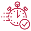 Home 5 Stopwatch icon showing speed and accuracy