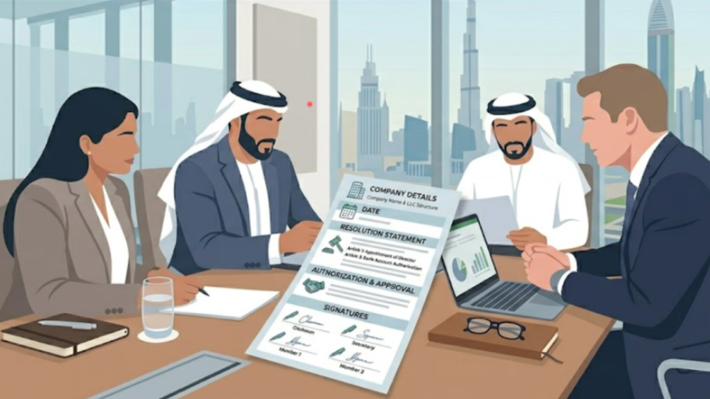 Sample Board Resolution Format UAE