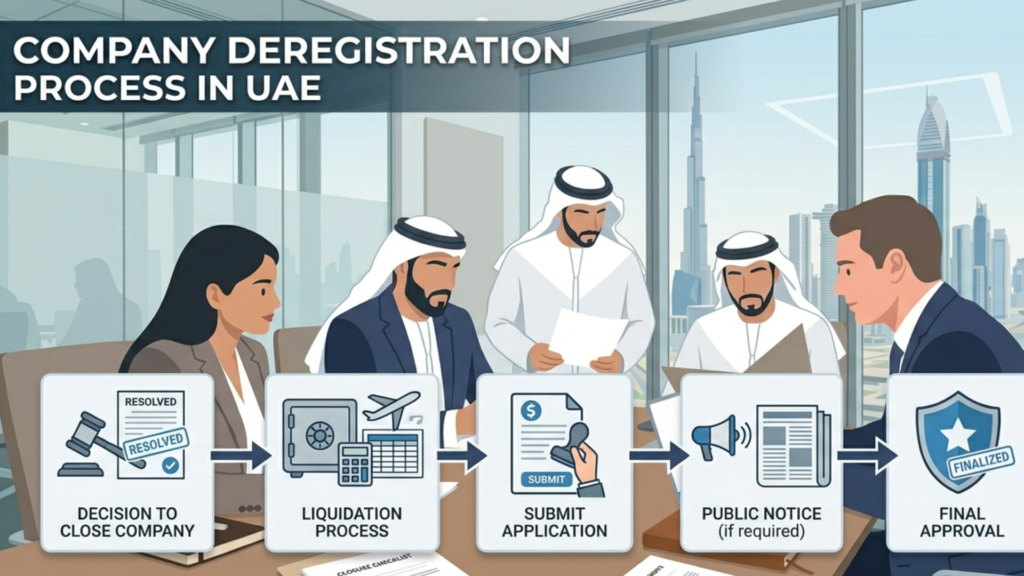 Company Deregistration in UAE Explained 1 Company Deregistration Process in UAE