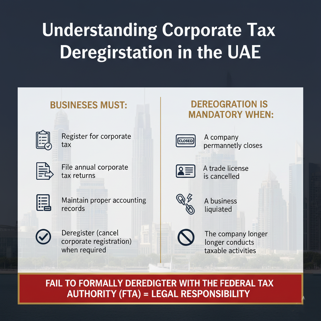 Corporate Tax Deregistration in the UAE