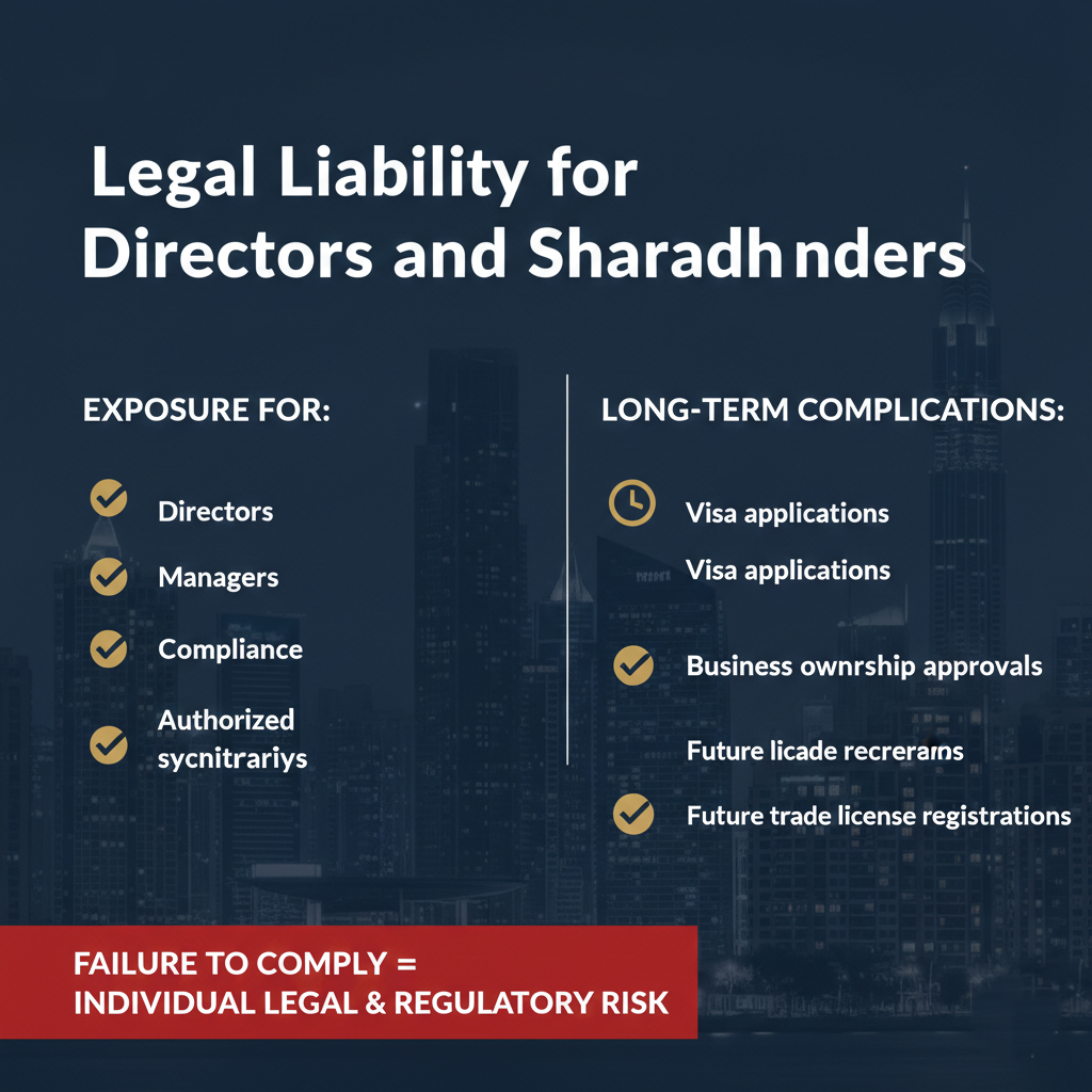 Legal Liability for Directors and Shareholders