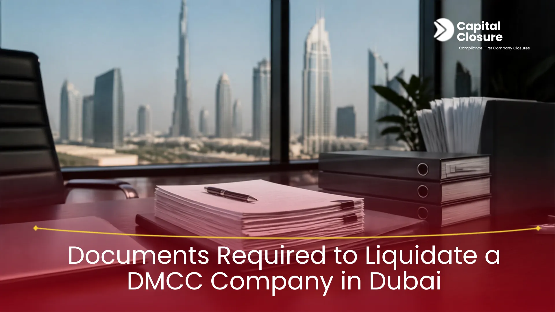 Documents Required to Liquidate a DMCC Company in Dubai