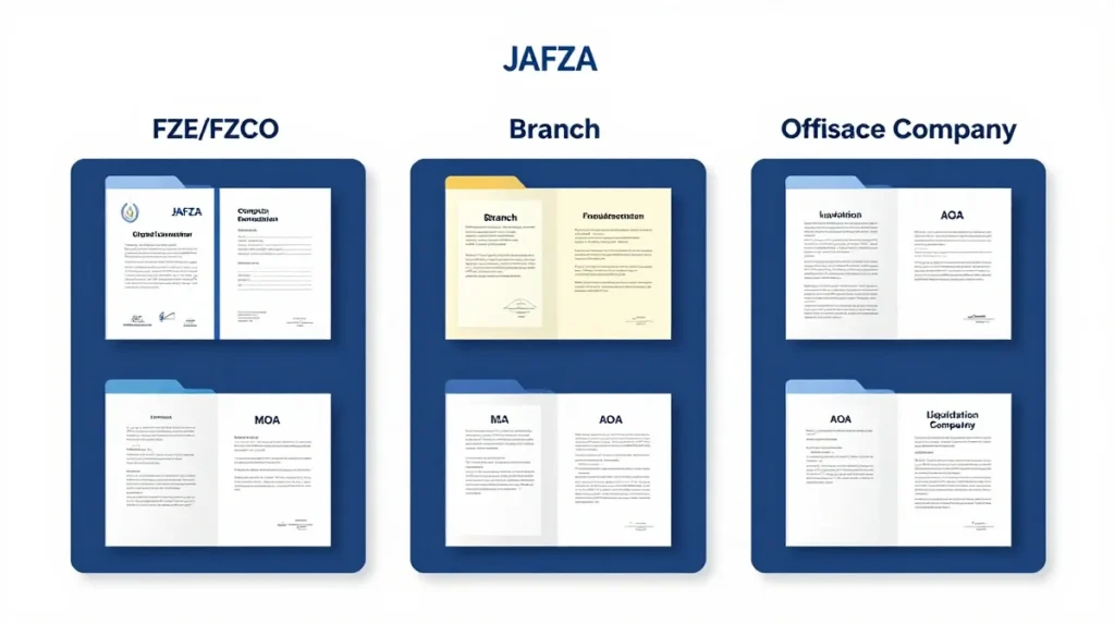 JAFZA Company Liquidation Documents and Clearance Checklist 2 JAFZA Liquidation Documents Checklist by Company Type